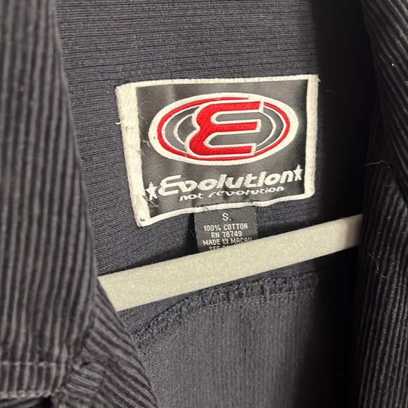 💟 EVOLUTION NOT REVOLUTION 💟 size: Small (2-4) • Black Corduroy • - Picture 3 of 4